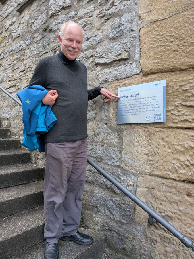 Michael auf der Michaelsstaffel in Backnang