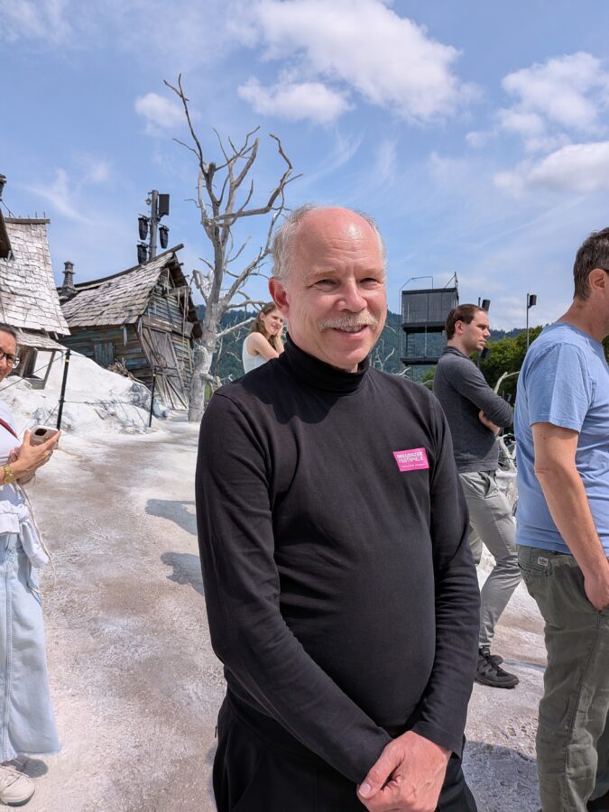 Michael auf der Seebühne des "Freischütz"