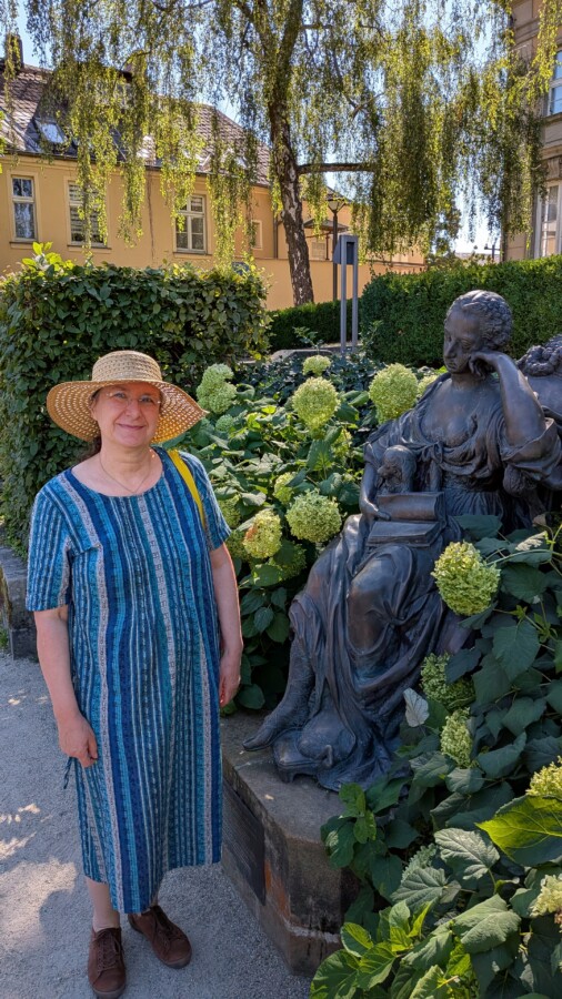 Gundula mit der Markgräfin Wilhelmine in Bayreuth