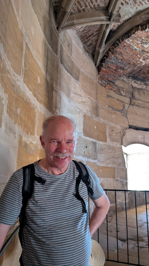 Michael im Schlossturm in Bayreuth