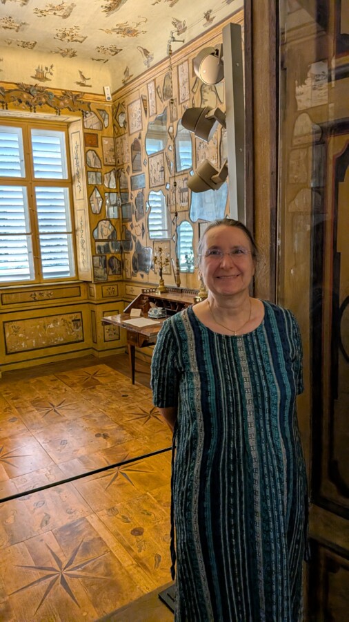 Gundula im alten Schloss in der Eremitage